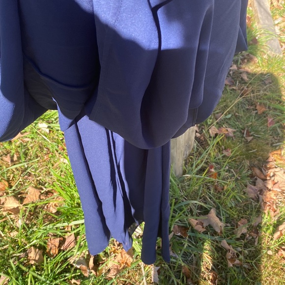 🌹Belle Badgley Mischka Navy Sleeveless Maxi Dress - Picture 9 of 13